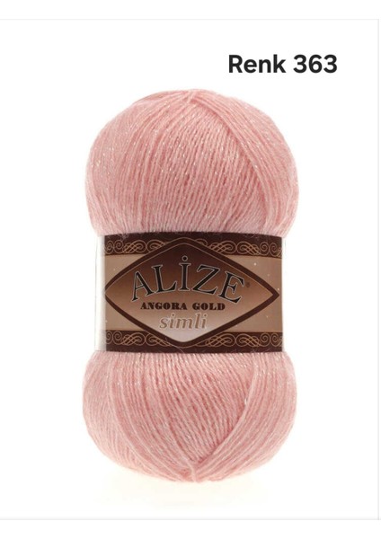 Alize Angora Gold Simli Renk 363