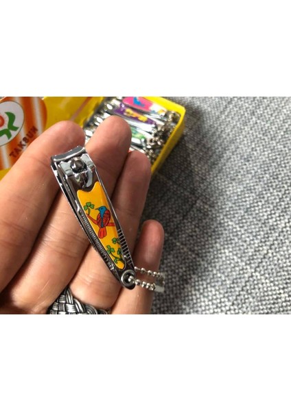 Tırnak Makası 5,5 cm - Renkli Desenli Askılı Tırnak Makası fiyatları