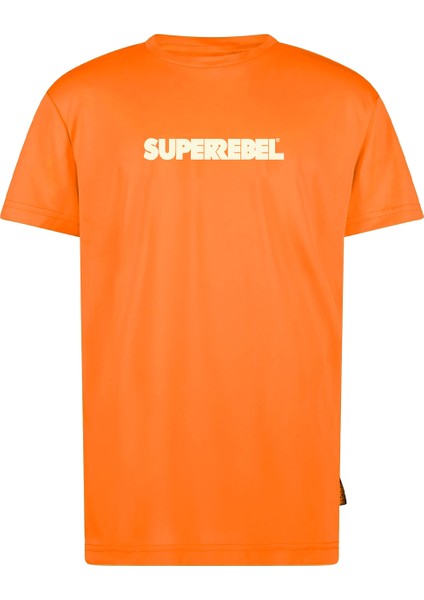 Düz Turuncu Erkek Çocuk T-Shirt R501-6403-COLINS Jersey Shirt Short