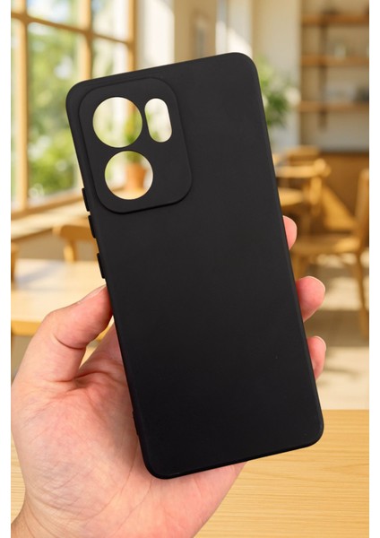 Oppo Reno 13 F Uyumlu Silikon Darbe Emici Klasik Korumalı Rubber Kılıf