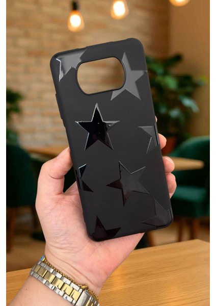 Poco X3 ve X3 Pro - Star Silikon Darbe Emici Klasik Korumalı Rubber Kılıf