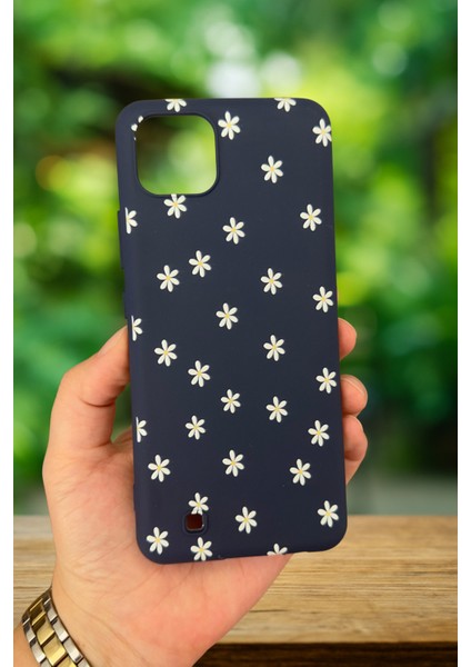 Realme C11 - Mini Papatya Desenli Silikon Darbe Emici Klasik Korumalı Rubber Kılıf fiyatları