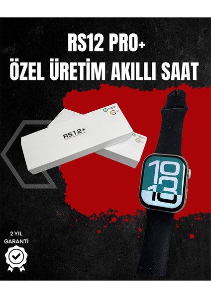RS12 Pro+ Titanyum Kasa Akıllı Saat – Uyku ve Nabız Takibi Suya Dayanıklı Blu - M795R399-K37