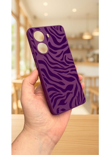 Xiaomi Poco X7 Pro Zebra Desenli Silikon Darbe Emici Klasik Korumalı Rubber Kılıf modelleri