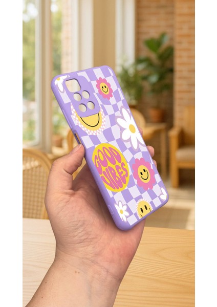Xiaomi Redmi 10 2022 Good Vibes Silikon Darbe Emici Klasik Korumalı Rubber Kılıf modelleri