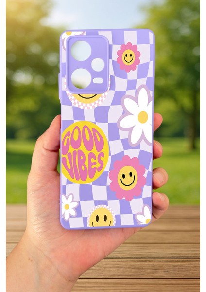 Xiaomi Redmi Note 12 Pro 5g Good Vibes Silikon Darbe Emici Klasik Korumalı Rubber Kılıf fiyatları