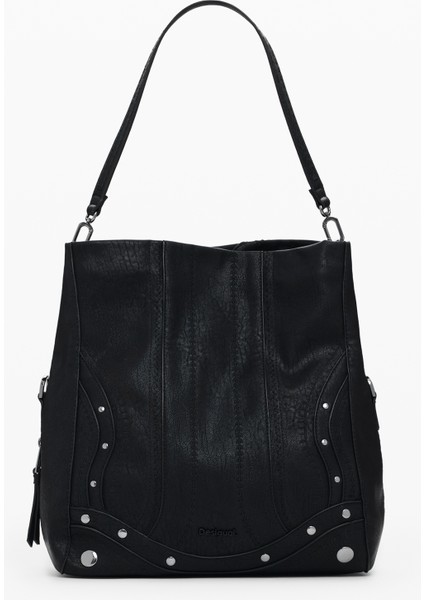 Siyah Kadın Omuz Çantası 25WAXPAA2000