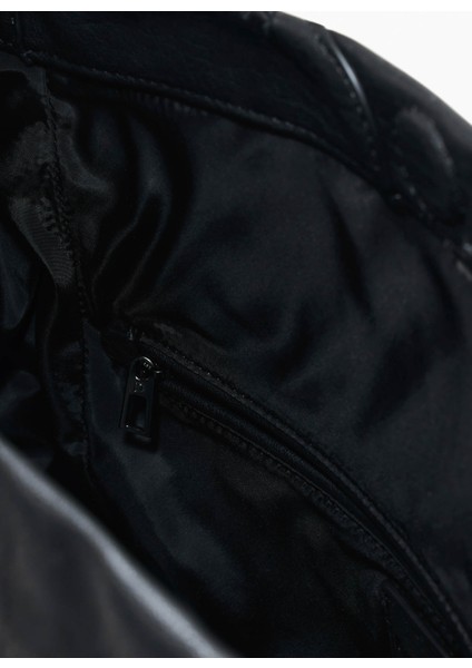 Siyah Kadın Omuz Çantası 25WAXPAA2000