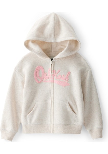 Kız Çocuk Krem Sweatshirt