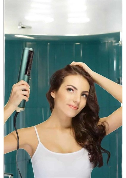 Üflemeli Fön Tarak Düzleştirici Seramik Kaplama Elektriklenme Karşıtı - MCT1422-5718 indirimleri