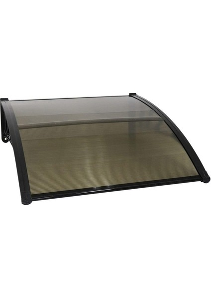 Kapı Pencere Üstü Pratik Sundurma 120 x 100 cm Siyah indirimleri