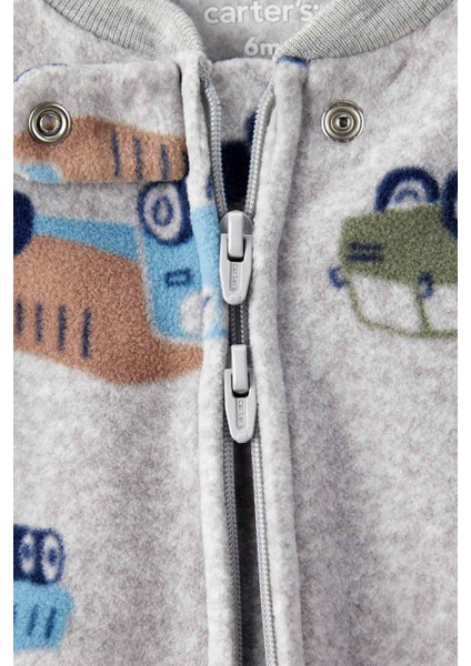 Erkek Bebek Gri Polar Tulum fiyatları