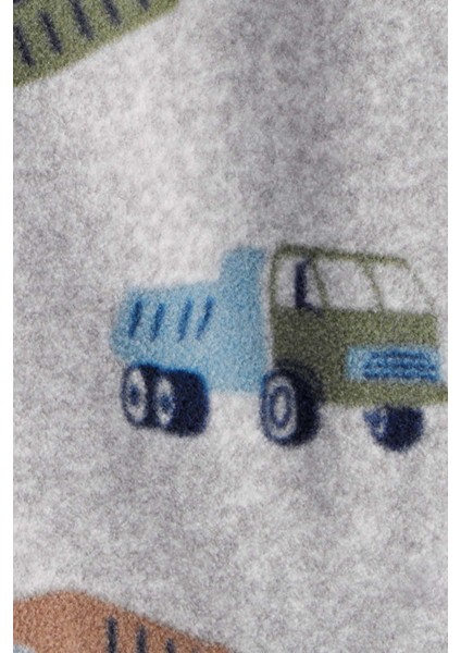 Erkek Bebek Gri Polar Tulum modelleri