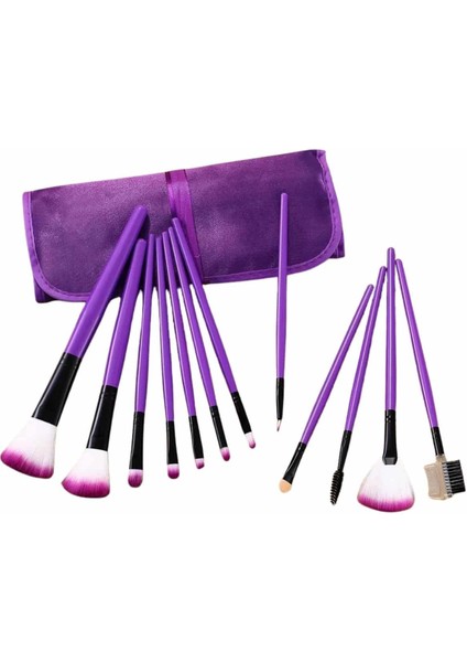12 Parça Profesyonel Makyaj Fırça Seti - N810J986-M75810 fırsatları