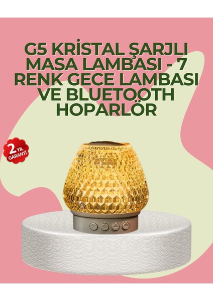 Kristal Tasarımlı Kablosuz Bluetooth 5.1 Hoparlör - N107J852-M89107