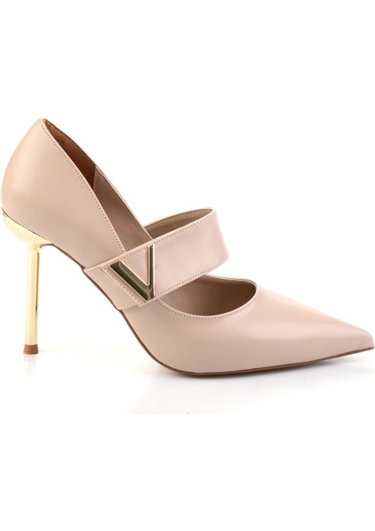 Bej Kadın Klasik Topuklu Ayakkabı K01209510509 modelleri