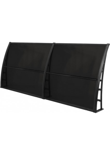 Lupın Kapı Pencere Üstü Pratik Sundurma 105X240 - Siyah fiyatları