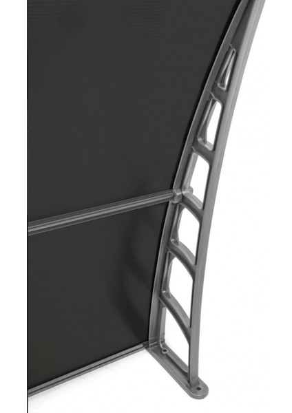 Lupın Kapı Pencere Üstü Pratik Sundurma 105X240 - Siyah modelleri