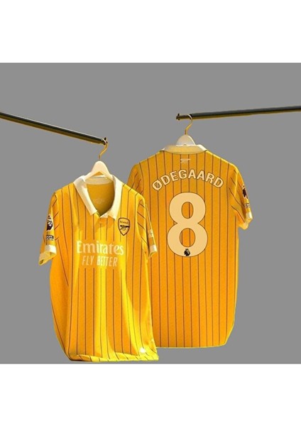 A.r.s.e.n.a.l 2024/25 Yeni Sezon Martin O,d,e,g,a,a,r,d, Özel Konsept Forması (SARI)8709874