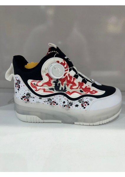 Çocuk Patenli Işıklı Tekerlekli Spor Ayakkabı & Patenli Rahat Ayakkabı Unisex On Off Düğmeli Mevsimlik Modeli indirimleri