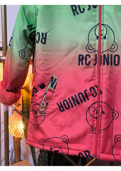 Kız Erkek Çocuk Unisex Mont Kışlık Spor Içi Mifyonlu Kapüşonlu &kaban & Parka