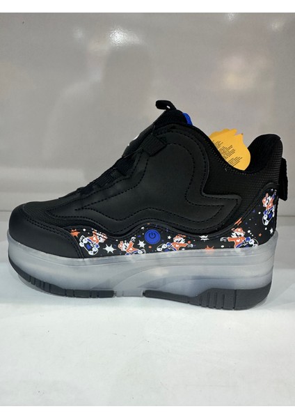 Çocuk Patenli Işıklı Tekerlekli Spor Ayakkabı & Patenli Rahat Ayakkabı Unisex On Off Düğmeli Mevsimlik Modeli indirimleri