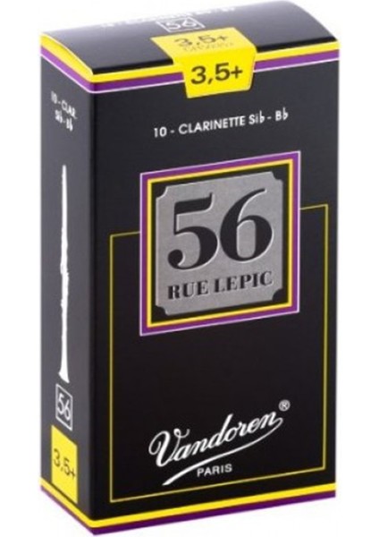 Vandoren 56 Rue Lepic Bb 3.5 + Numara Klarnet Kamışı CR5035+