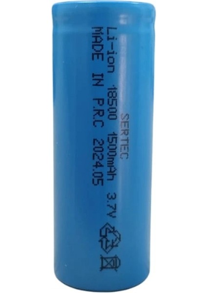 3.7V Li-Ion 18500 1500 Mah 10C Şarjlı Pil