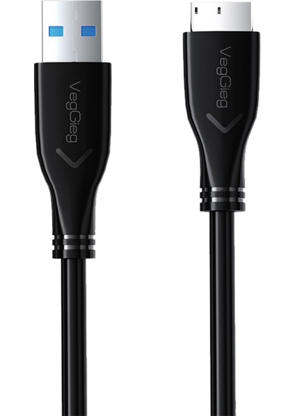 USB 3.0 Micro B Şarj ve Data HDD Kablosu 50 CM