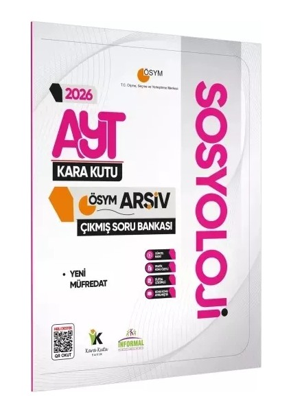 2026 Yks Ayt Sosyoloji Kara Kutu Ösym Çıkmış Soru Havuzu Bankası Dijital Çözümlü