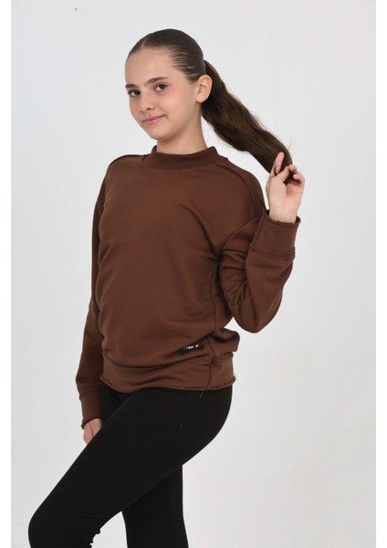 Kız Çocuk Happen Nakışlı Sweatshırt