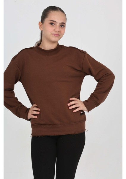 Kız Çocuk Happen Nakışlı Sweatshırt fırsatları