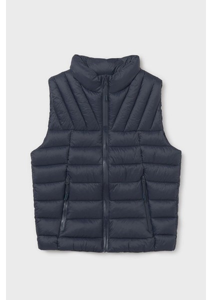 Erkek Çocuk 8-18 Yaş Dolgulu Yelek Lacivert fırsatları