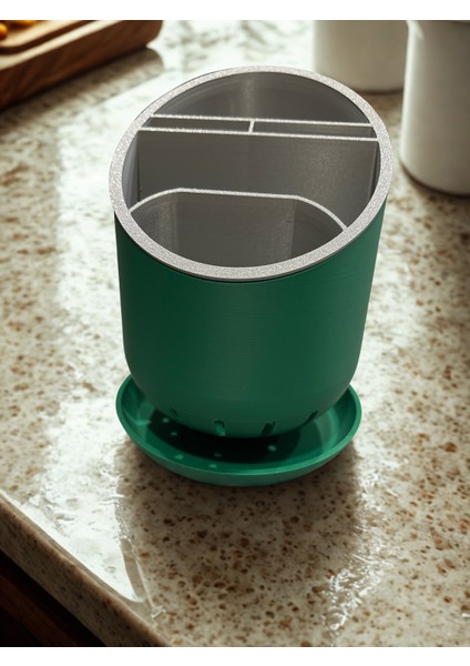 Ikizler Çok Gözlü Tezgah Üstü Kaşık Bıçak Tezgah Standı - Mutfak Organizer Düzenleyici modelleri