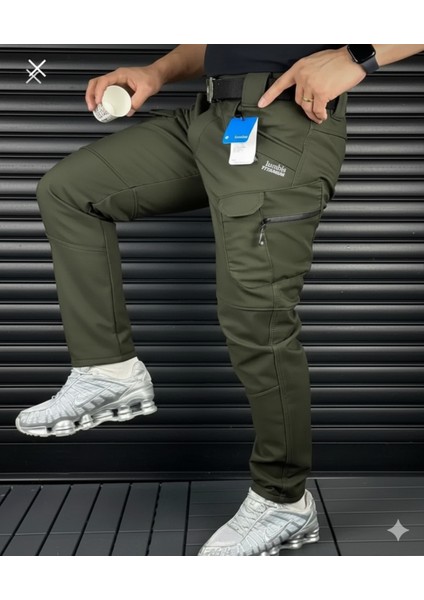 Unısex Softshell Su Dayanıklı ve Rüzgar Geçirmez Içi Polarlı Kışlık Taktik Pantolon fiyatları
