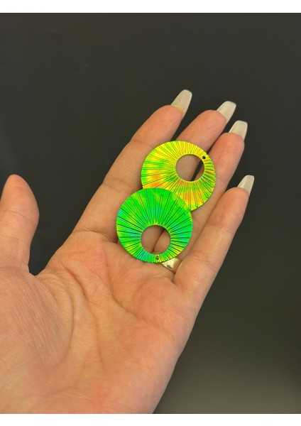 50 Adet 3 cm Lazer Kesim Midye Çanta Pul Payet fırsatları