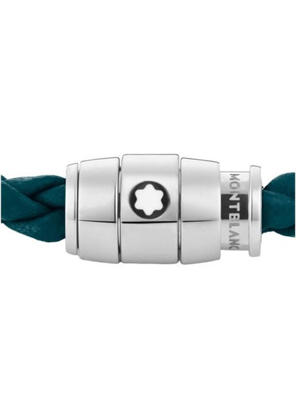 Meisterstück Steel 3-Ring Kıbrıs Mavisi Deri Bileklik 134068 modelleri