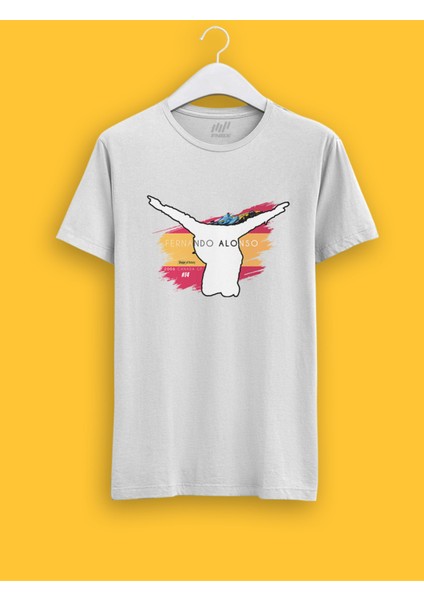Fernando Alonso Kanada Gp 2006 Shape Of Victory T-Shirt