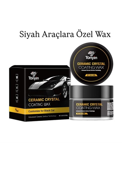 Ceramic Crystal Coating Wax Siyah Araçlara Özel Seramik Wax 200GR
