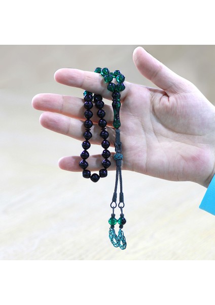 1000 Ayar Gümüş Özel Kazaz Püsküllü Istanbul Kesim Süzme Turkuaz Siyah Ateş Kehribar Tesbih modelleri