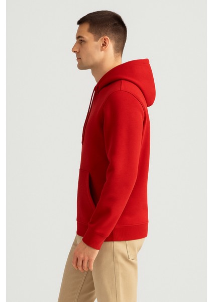 Üç Iplik Kapüşonlu Kanguru Cepli Sweatshirt Hoodie modelleri