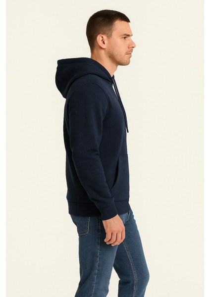 Üç Iplik Kapüşonlu Kanguru Cepli Sweatshirt Hoodie fiyatları