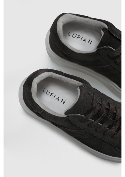 Jaques Erkek Deri Sneaker Ayakkabı Koyu Gri indirimleri