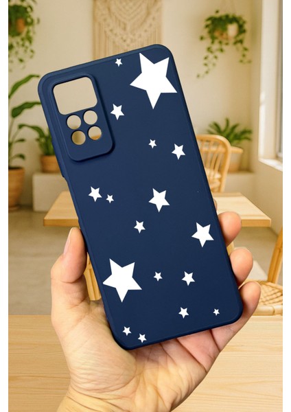 Redmi Note 11 Pro/note 12 Pro 4g Mini Yıldız Desenli Silikon Darbe Emici Korumalı Rubber Kılıf