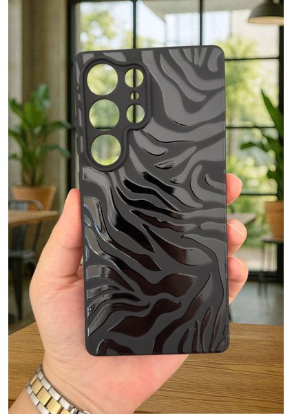 Samsung Galaxy S25 Ultra Uyumlu Zebra Desenli Silikon Darbe Emici Klasik Korumalı Rubber Kılıf fiyatları