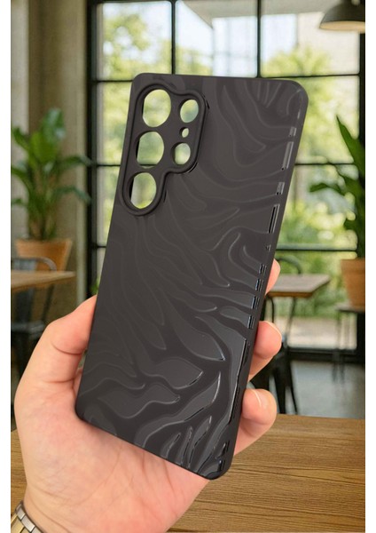 Samsung Galaxy S25 Ultra Uyumlu Zebra Desenli Silikon Darbe Emici Klasik Korumalı Rubber Kılıf fırsatları