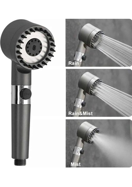 Yeni Masaj Etkili Nesil Filtreli Duş Başlığı Fıskiyesi Duş Banyo - MCT2614-2874