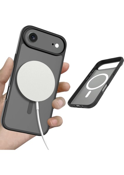 Apple iPhone 17 Air Jota Magsafe Kapak - Siyah fırsatları