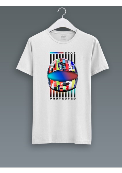 Stay Protected Kaskları T-Shirt