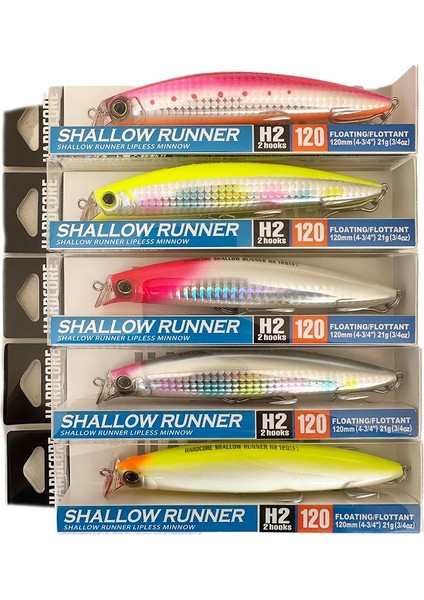 Hardcore Shallow Runner 120F 21GR Maket Balık